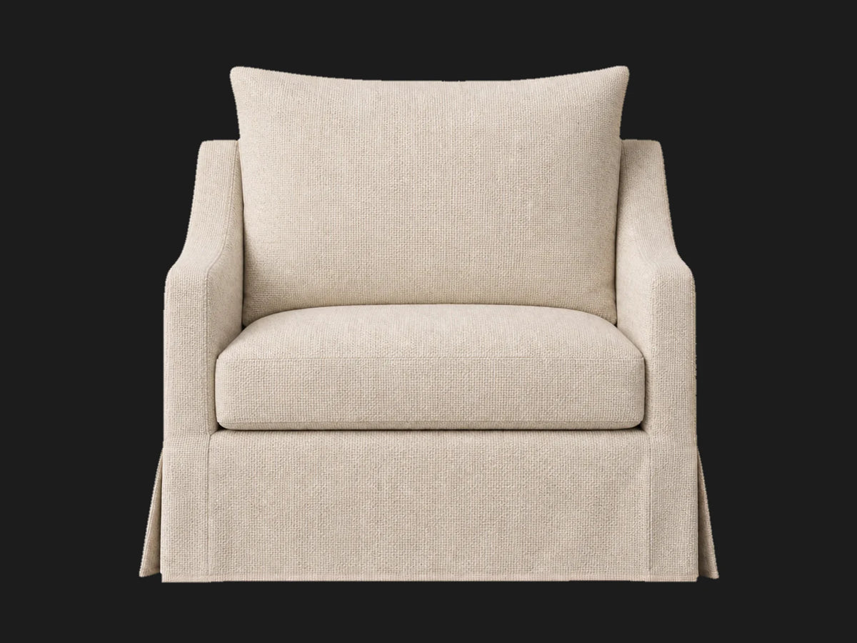 lounge-chairs_york-slope-swivel-linen-weave-pure-white #Fabric & Color_Performance Linen Weave Beige