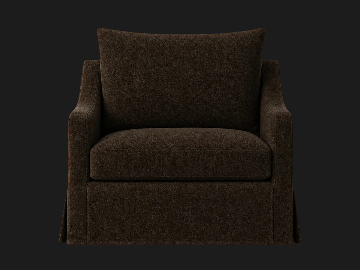 lounge-chairs_york-slope-swivel-linen-weave-pure-white #Fabric & Color_Mohair Chocolate