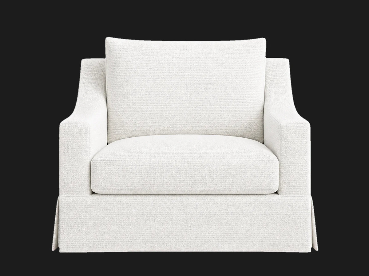 lounge-chairs_york-slope-swivel-linen-weave-pure-white #Fabric & Color_Performance Woven Chenille Lace