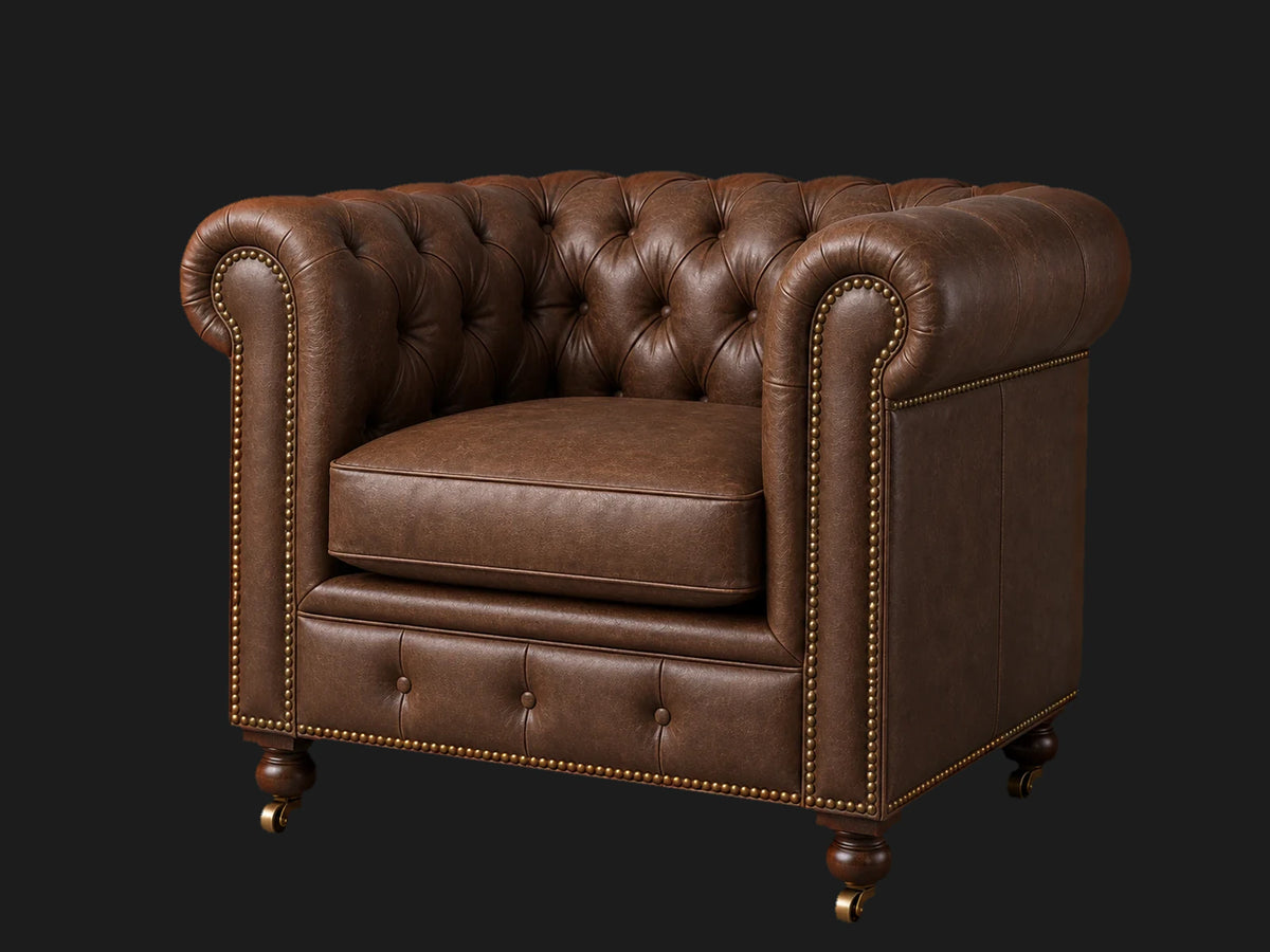 lounge-chairs-costa-leather-jet #Fabric & Color_Top Grain Aniline Leather Chestnut Brown