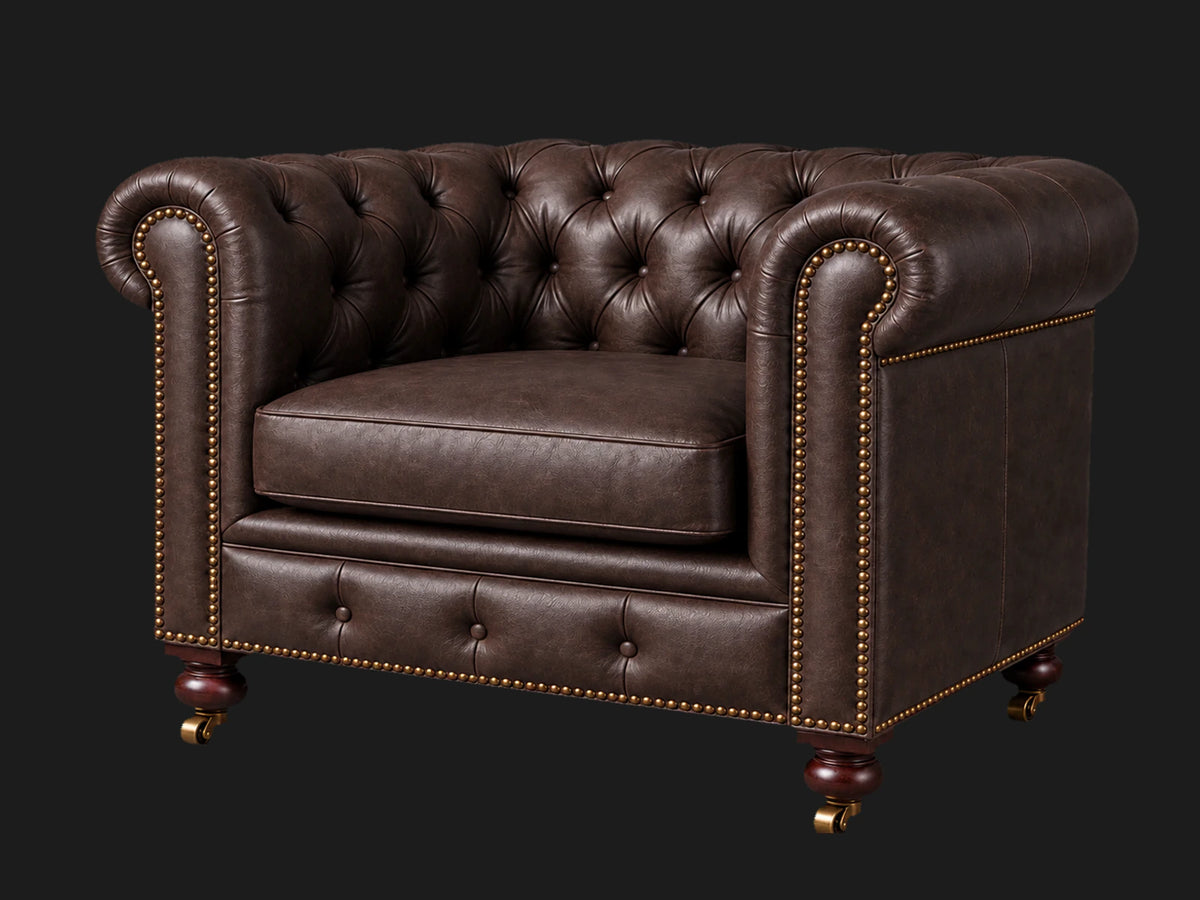 lounge-chairs-costa-leather-jet #Fabric & Color_Top Grain Aniline Leather Espresso Brown