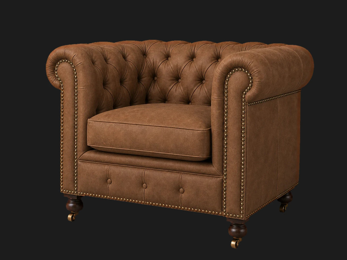 lounge-chairs-costa-leather-jet #Fabric & Color_Nubuck Leather Saddle
