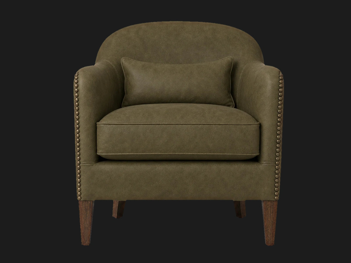 lounge-chairs-aniline-leather-black-walnut-vintage #Fabric & Color_Nubuck Leather Artichoke