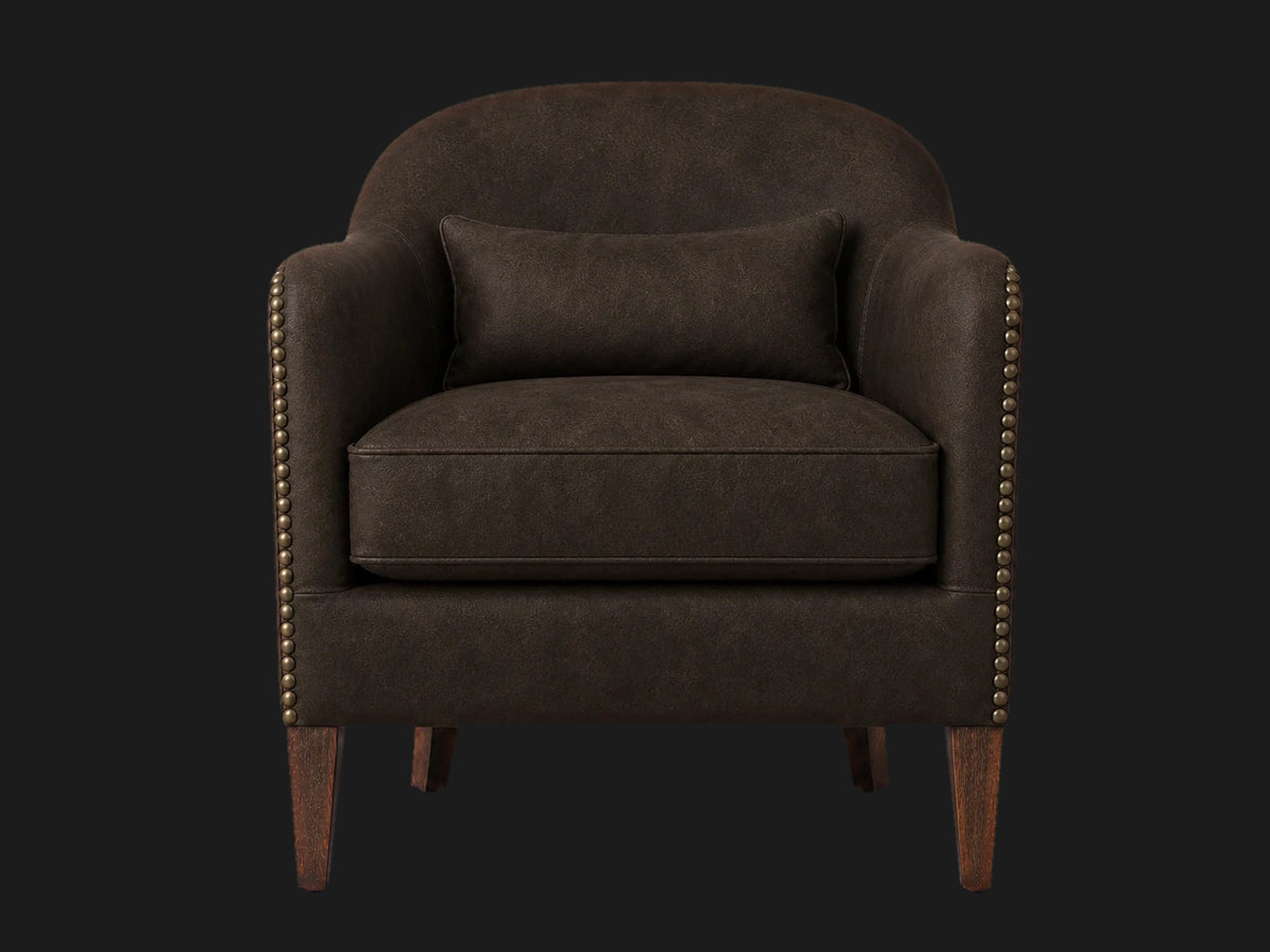 lounge-chairs-aniline-leather-black-walnut-vintage #Fabric & Color_Nubuck Leather Espresso