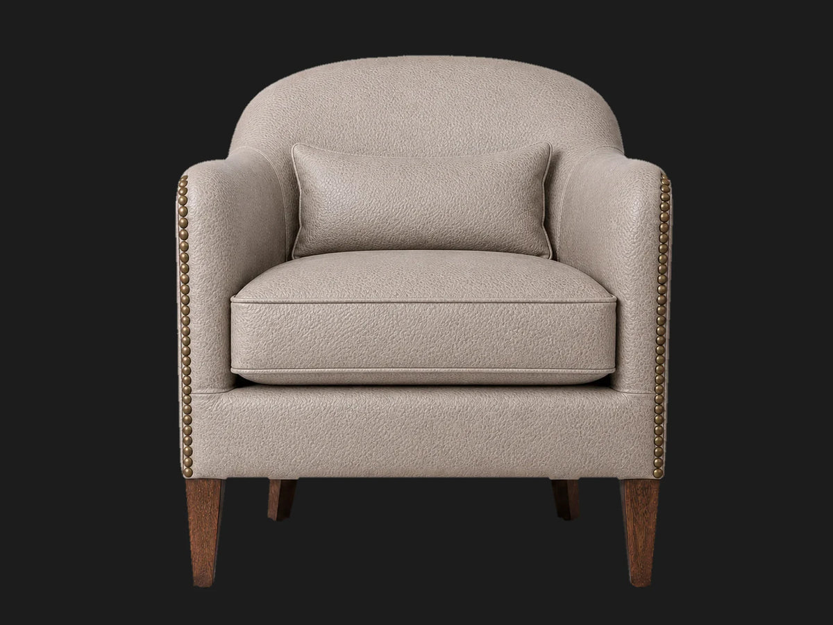 lounge-chairs-aniline-leather-black-walnut-vintage #Fabric & Color_Pebbled Leather Stone