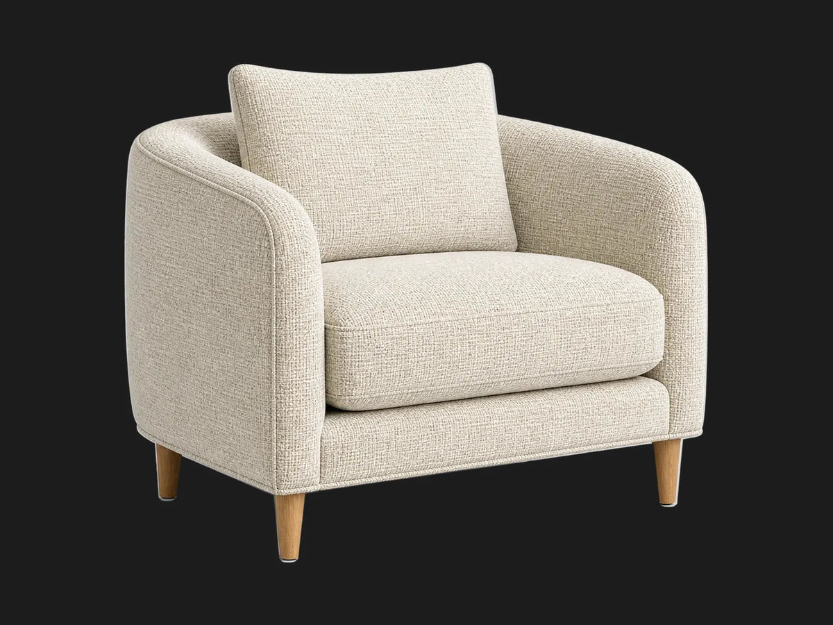 lounge-chairs_remmy-chair_wool-moon #Fabric & Color_Performance Linen Weave Beige