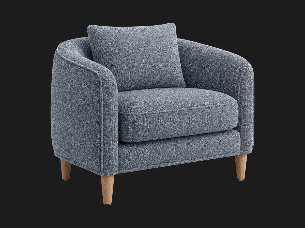 lounge-chairs_remmy-chair_wool-moon #Fabric & Color_Performance Woven Chenille Rain