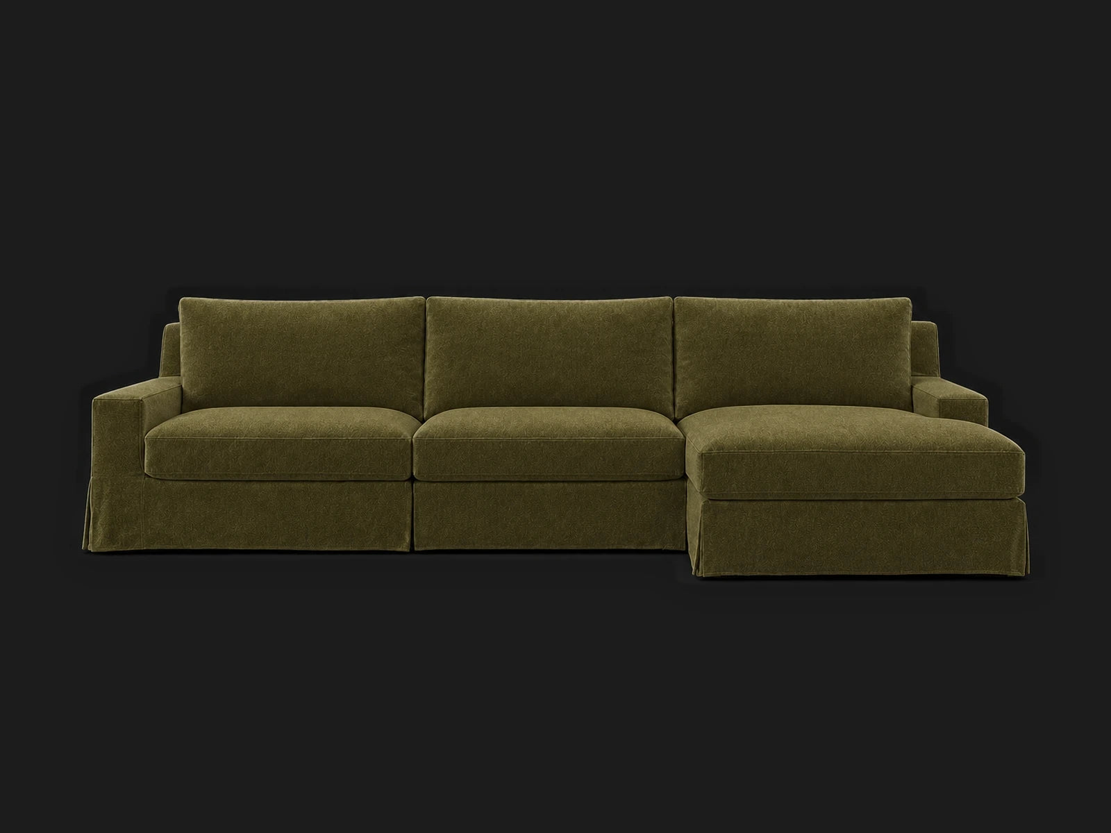 Performance Velvet Olive #Fabric & Color_Performance Velvet Olive