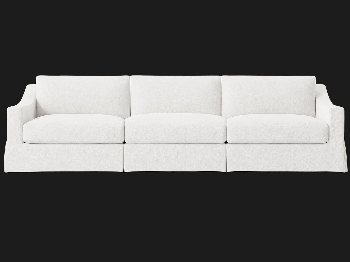 #Fabric & Color_Performance Linen Weave Pure White