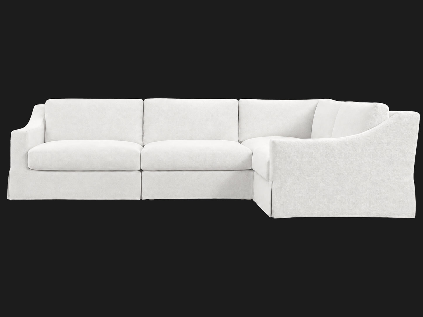 #Fabric & Color_Performance Linen Weave Pure White