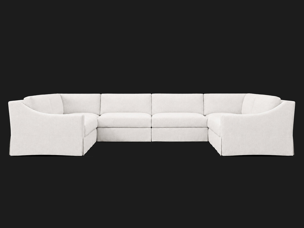 #Fabric & Color_Performance Linen Weave Pure White