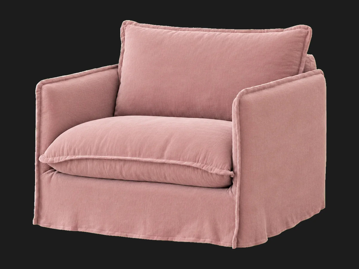 Neva Chair #Fabric & Color_Performance Velvet Blossom