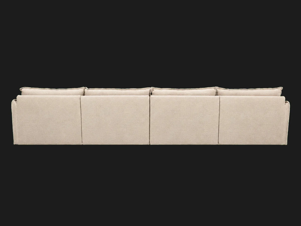 Neva U-Shape Sectional — rear view