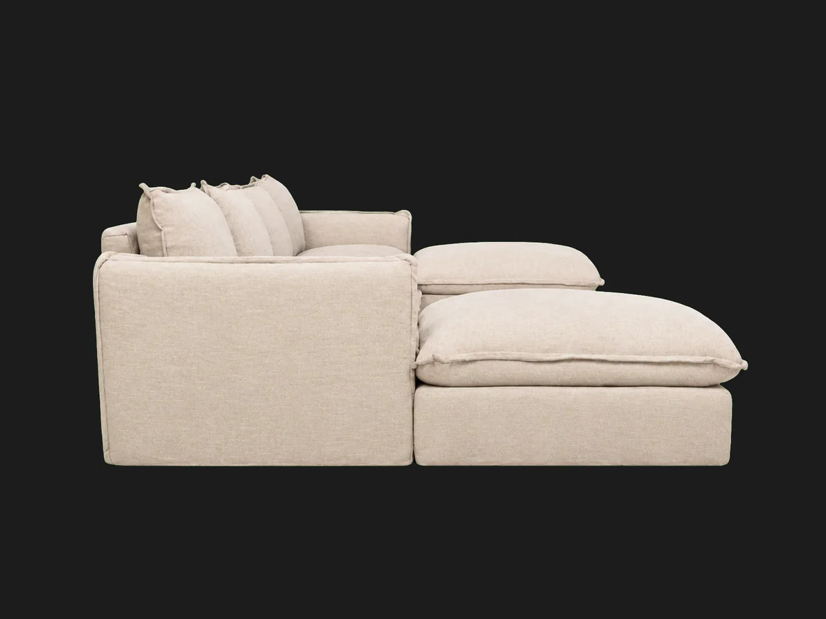 Neva U-Shape Sectional — side view