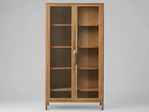 Oak Glass Display Cabinet II