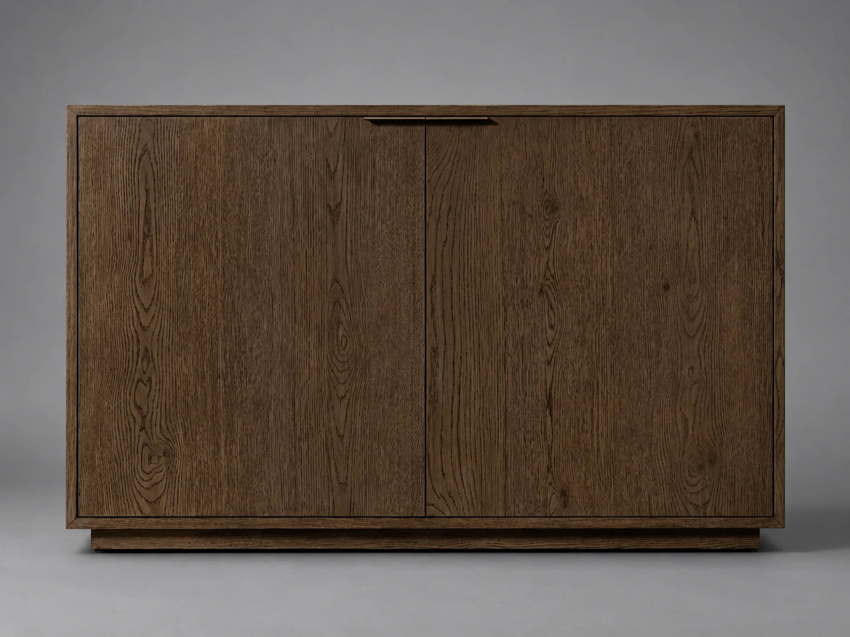 oak-sideboard-2-door-1 #Wood Finish_Brown Oak