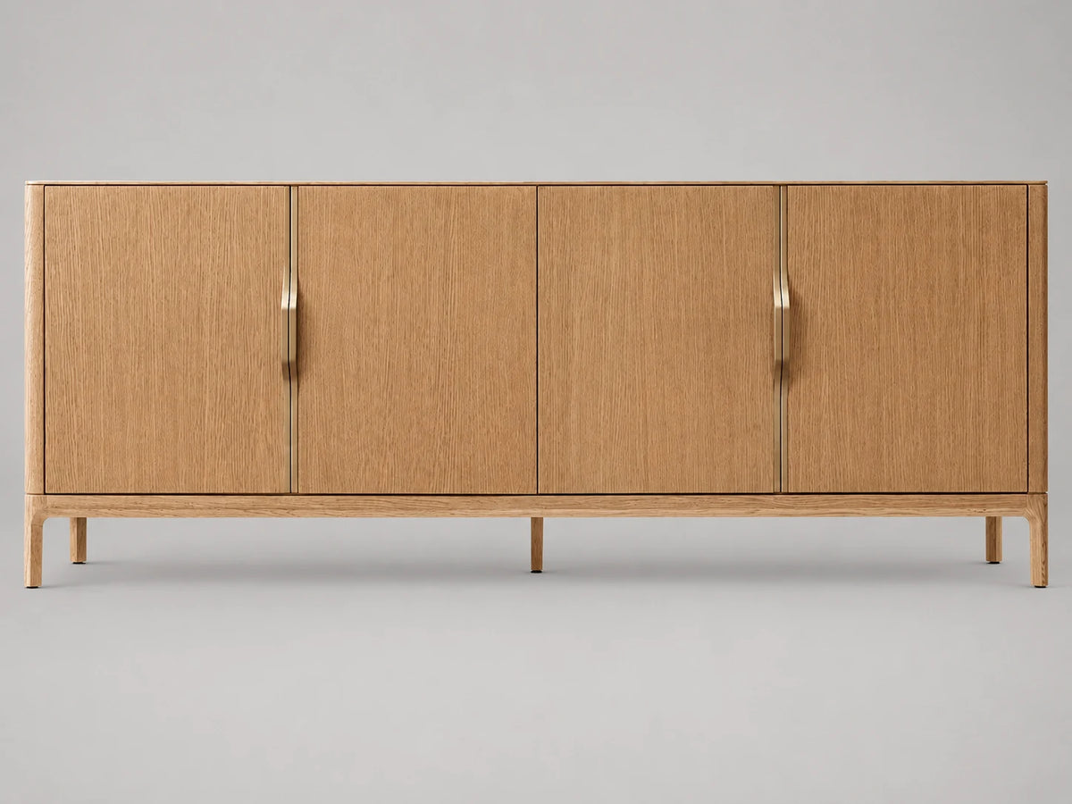 oak-sideboard-4-door-1 #Wood Finish_Natural Oak