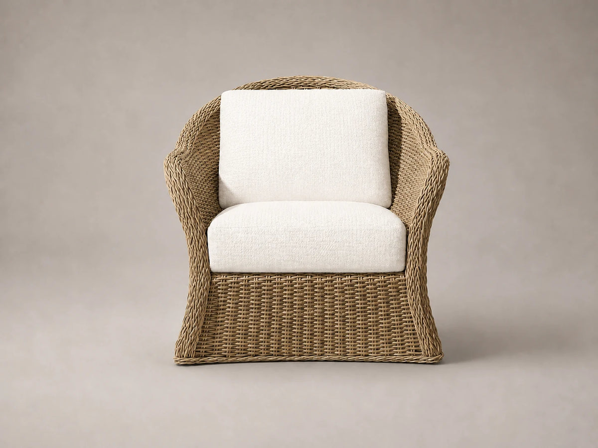 outdoor-lounge-chair-wicker-frame-performance-fabric #Fabric & Color_Performance Woven Chenille Lace