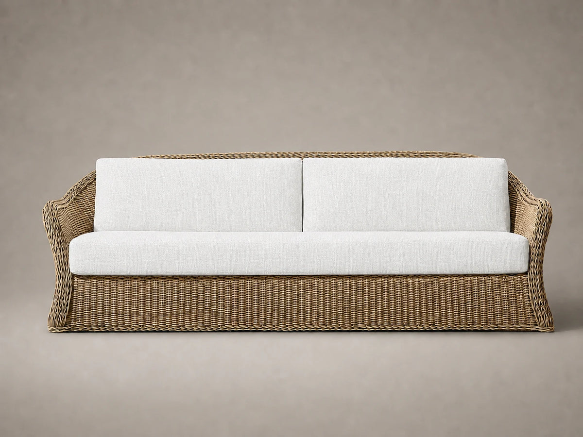 outdoor-sofa-wicker-frame-performance-fabric #Fabric & Color_Heritage Belgian Linen Egret