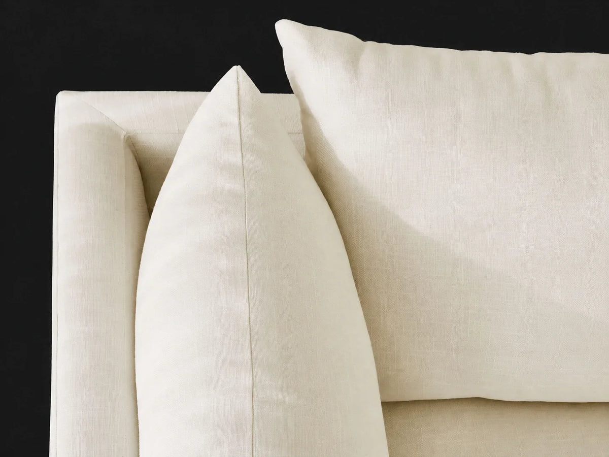 Palmetto 3-Piece Sectional Performance Linen Weave Flour view 6