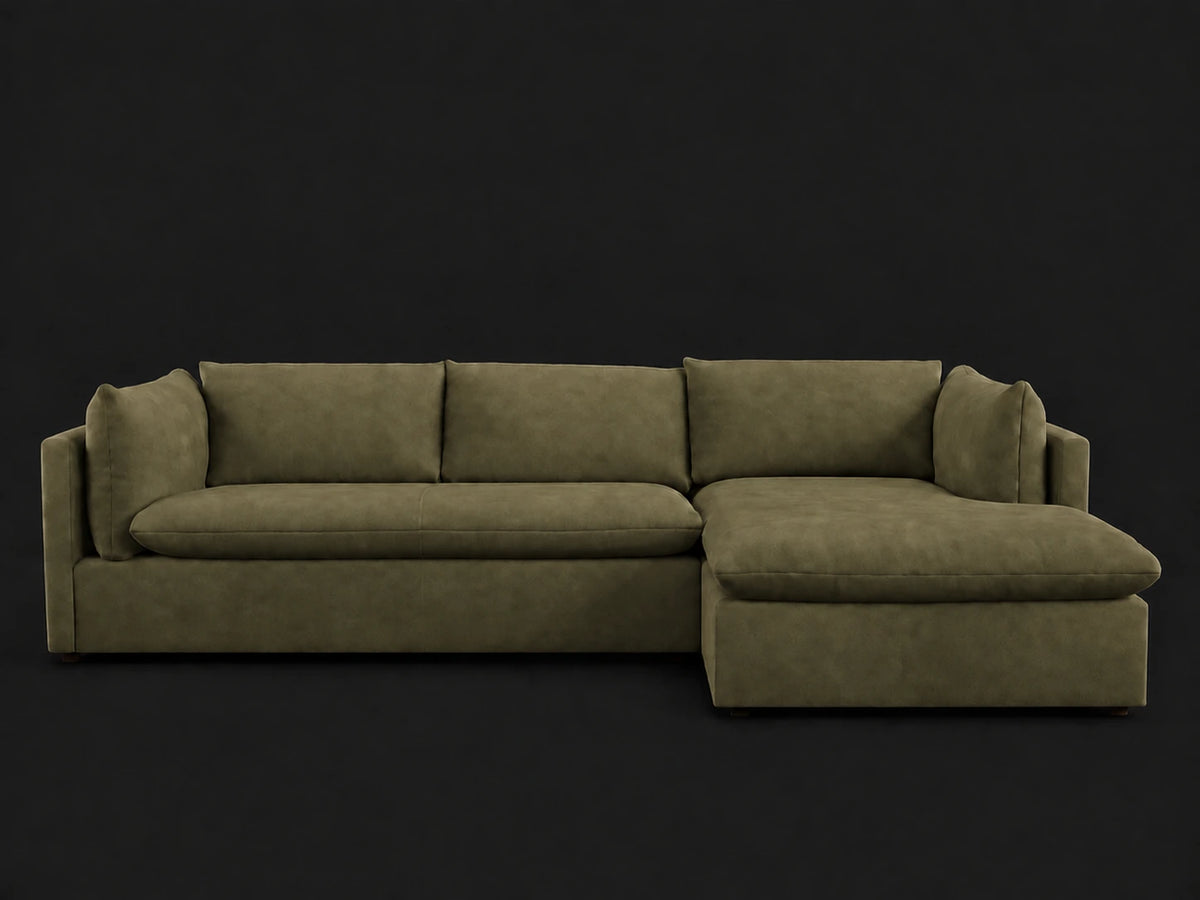 #Fabric & Color_Nubuck Leather Artichoke