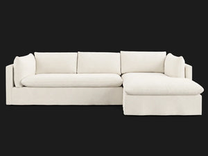 PALMETTO SLIPCOVERED CHAISE SECTIONAL