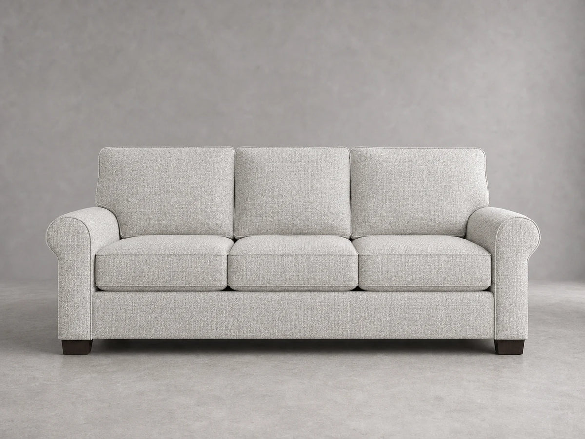 sofa5 in Heritage Belgian Linen Agate - front #Fabric & Color_Heritage Belgian Linen Agate