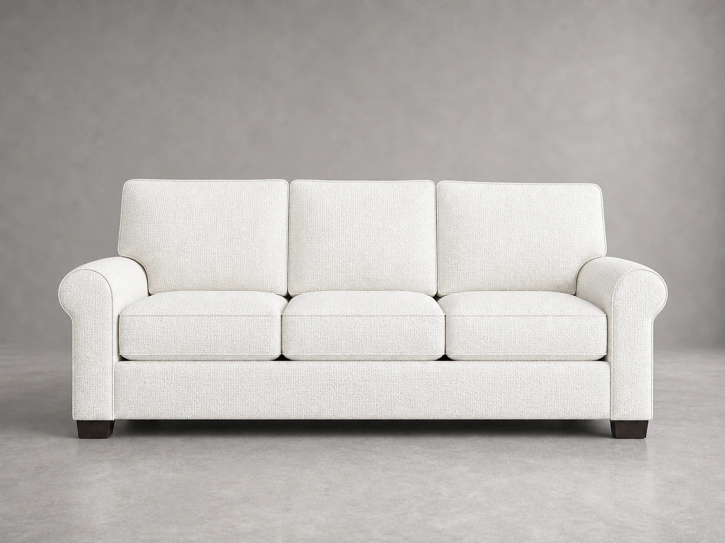 sofa5 in Heritage Belgian Linen Egret - front #Fabric & Color_Heritage Belgian Linen Egret