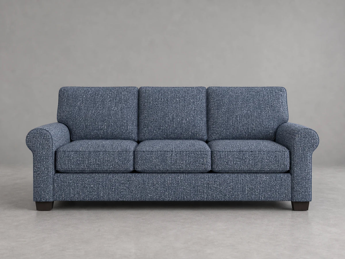 sofa5 in Heritage Belgian Linen Lake - front #Fabric & Color_Heritage Belgian Linen Lake