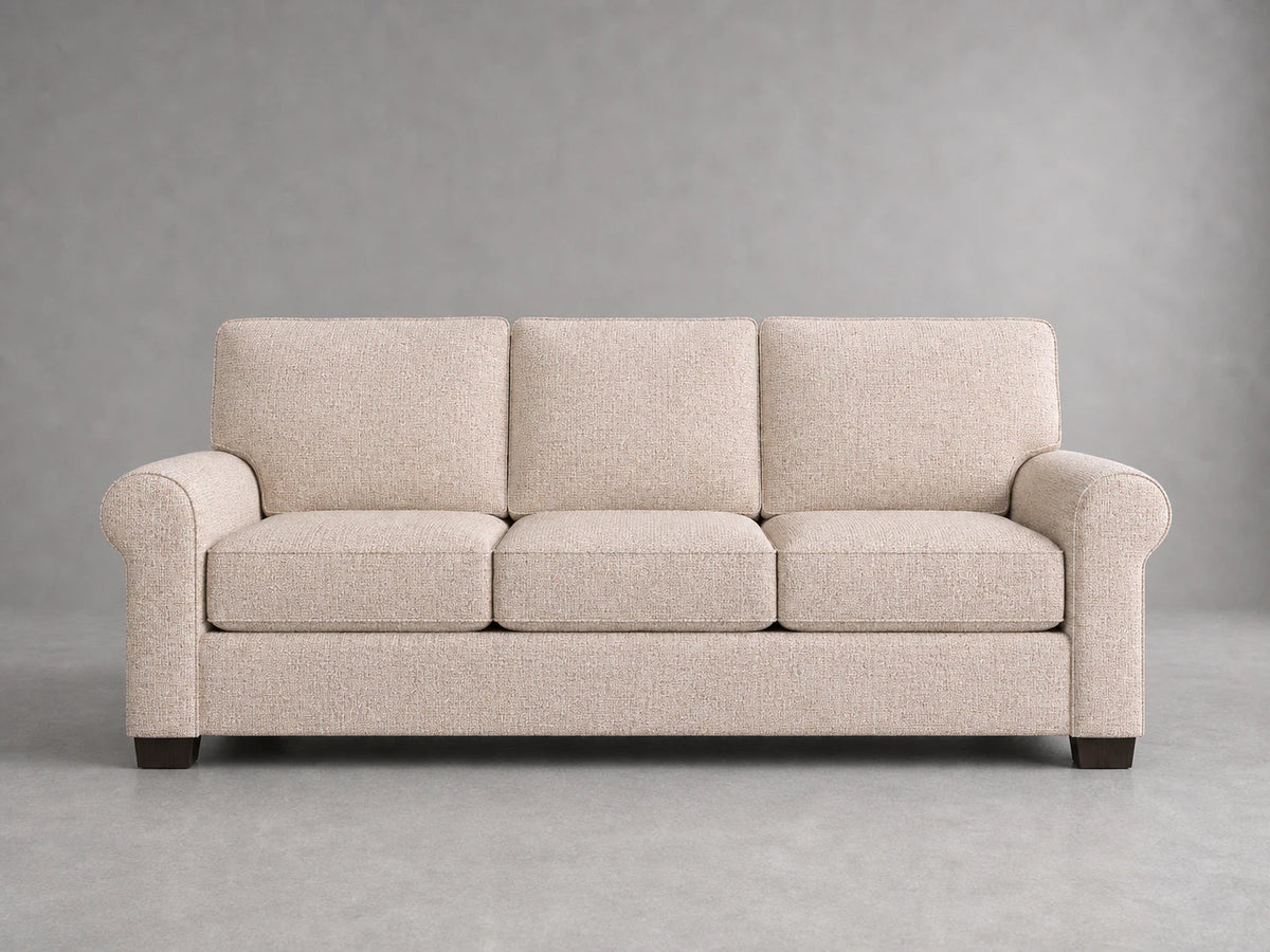 sofa5 in Heritage Belgian Linen Petal - front #Fabric & Color_Heritage Belgian Linen Petal