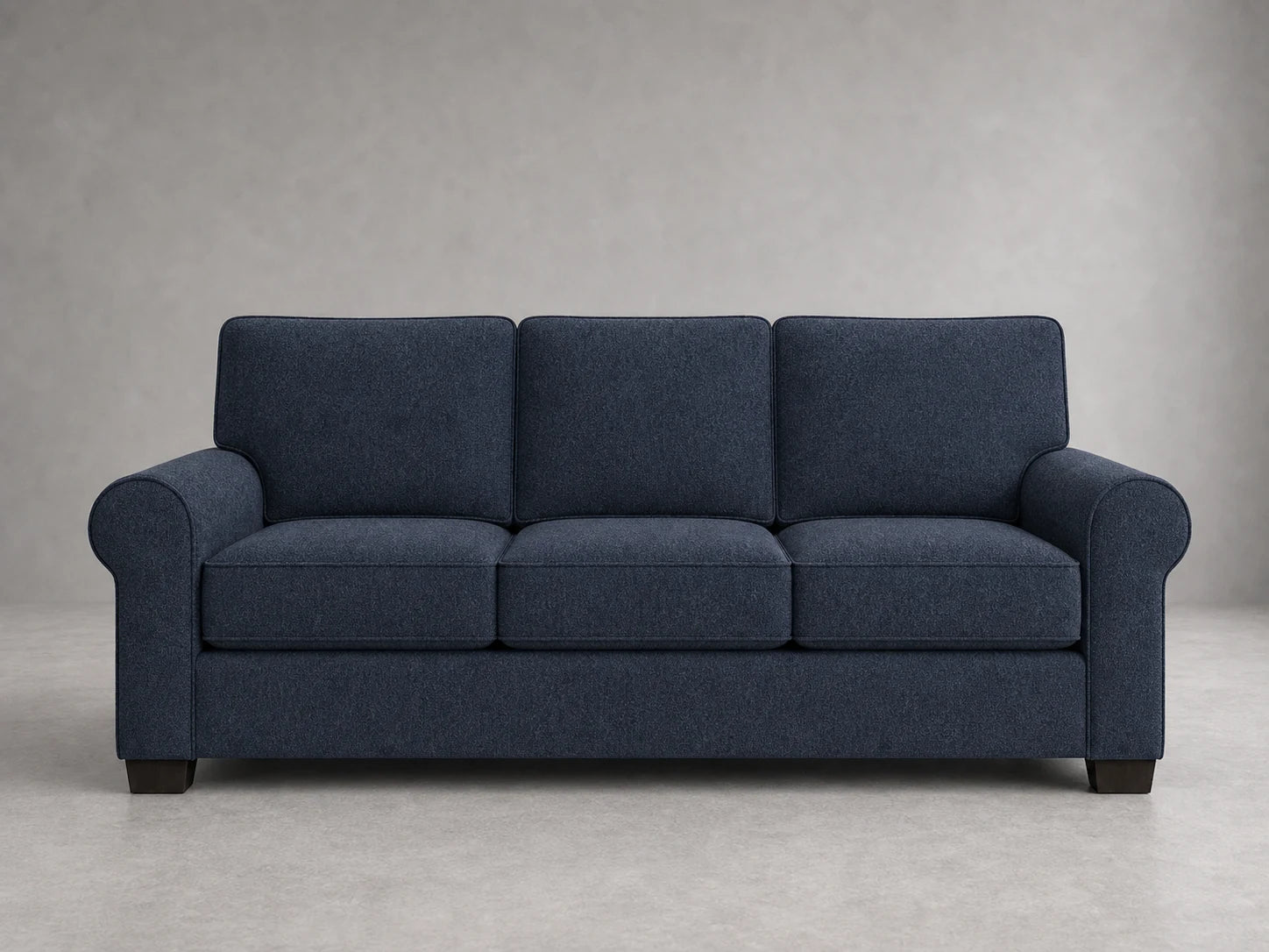 sofa5 in Italian Brushed Wool Harbor - front #Fabric & Color_Italian Brushed Wool Harbor