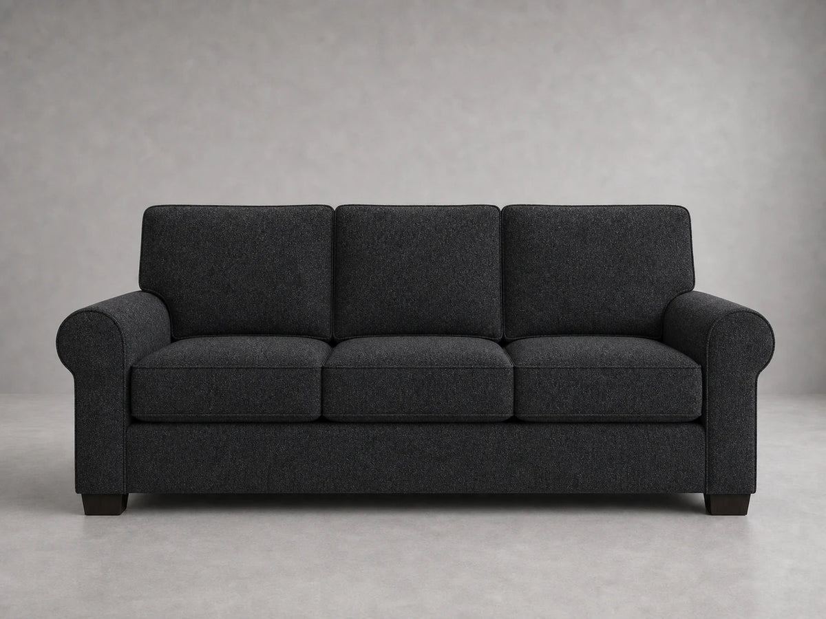 sofa5 in Italian Brushed Wool Pepper - front #Fabric & Color_Italian Brushed Wool Pepper