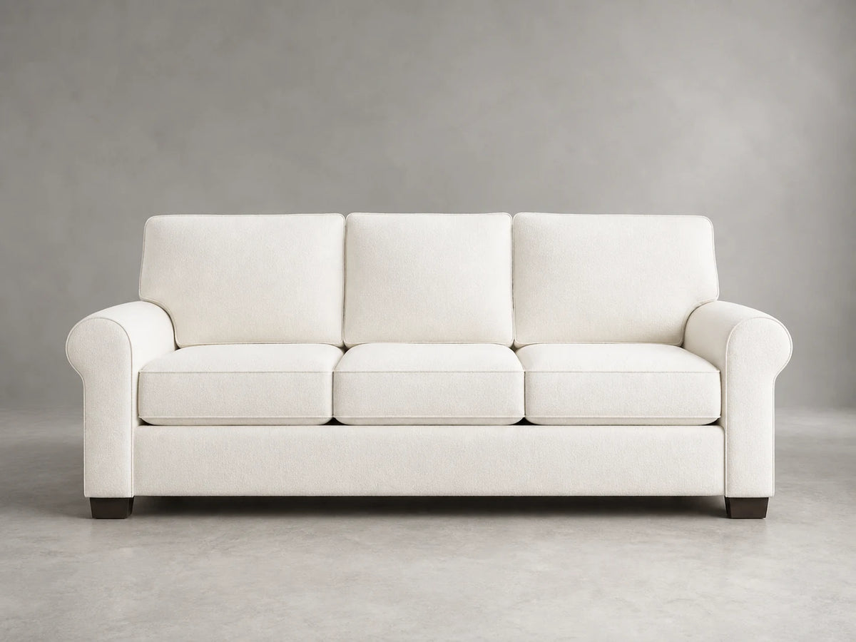 sofa5 in Italian Brushed Wool Vanilla - front #Fabric & Color_Italian Brushed Wool Vanilla