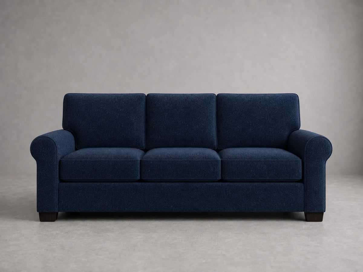 sofa5 in Mohair Admiral - front #Fabric & Color_Mohair Admiral