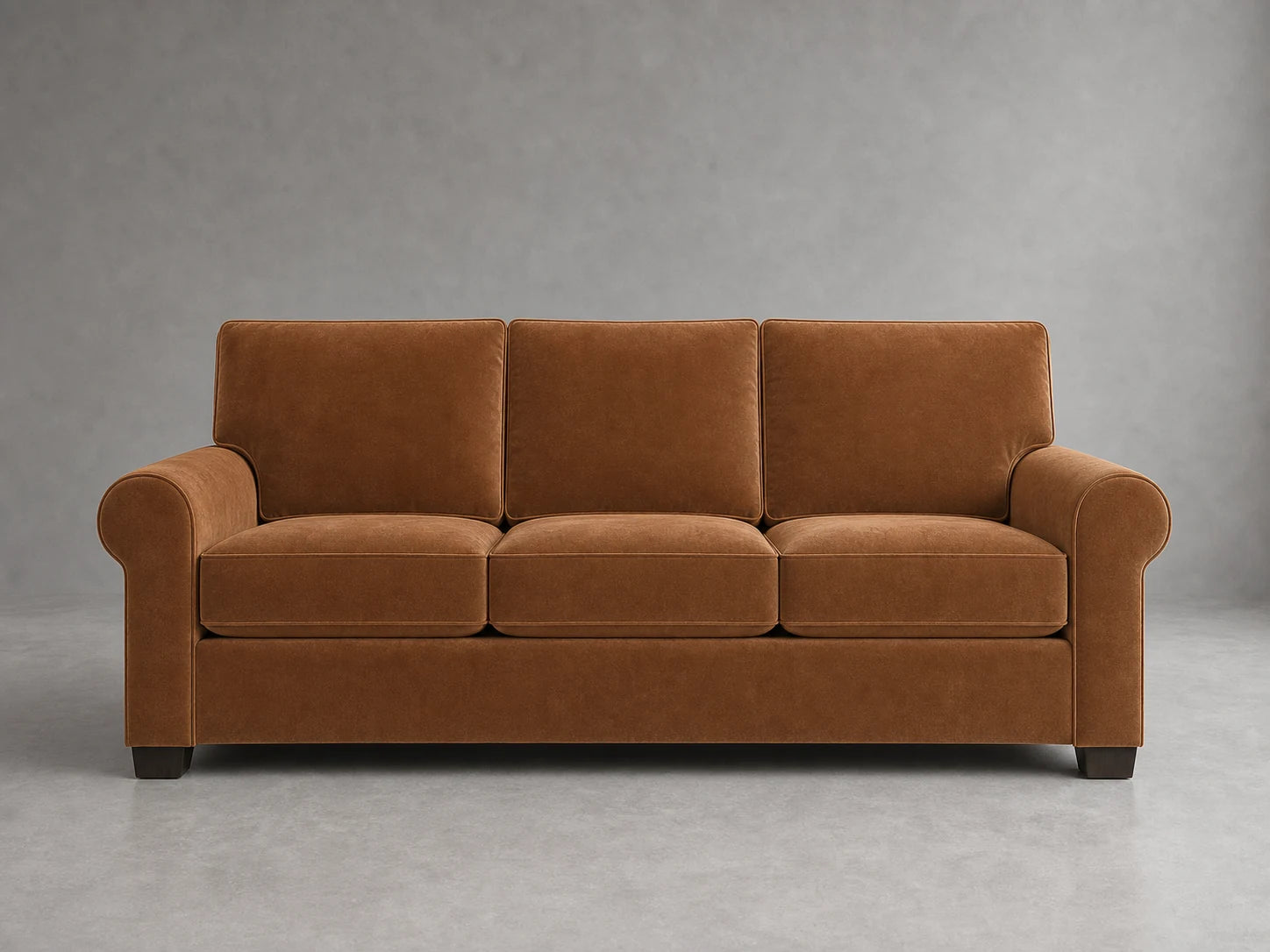 sofa5 in Performance Velvet Cider - front #Fabric & Color_Performance Velvet Cider