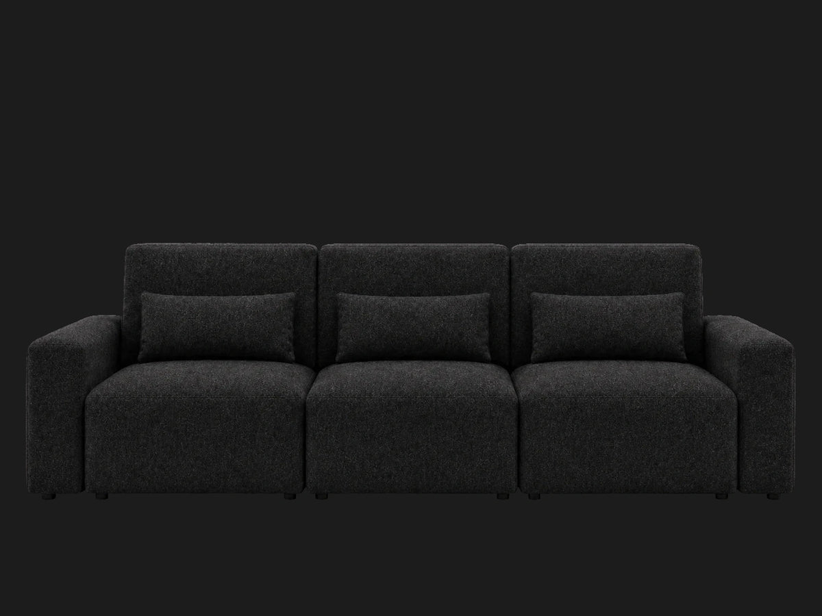 Italian Brushed Wool Pepper #Fabric & Color_Italian Brushed Wool Pepper