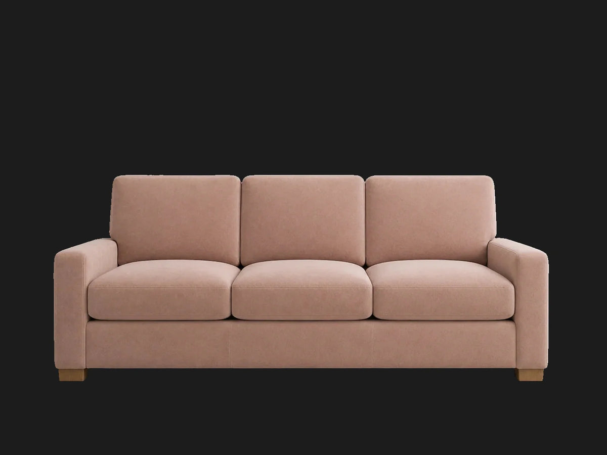 SOFA-MODULAR-SLIPCOVER in Performance Velvet Blossom - front #Fabric & Color_Performance Velvet Blossom