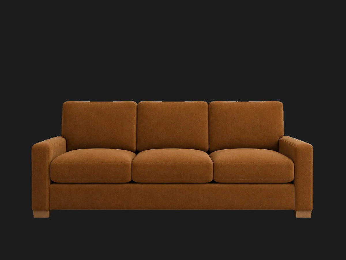 SOFA-MODULAR-SLIPCOVER in Performance Velvet Cider - front #Fabric & Color_Performance Velvet Cider