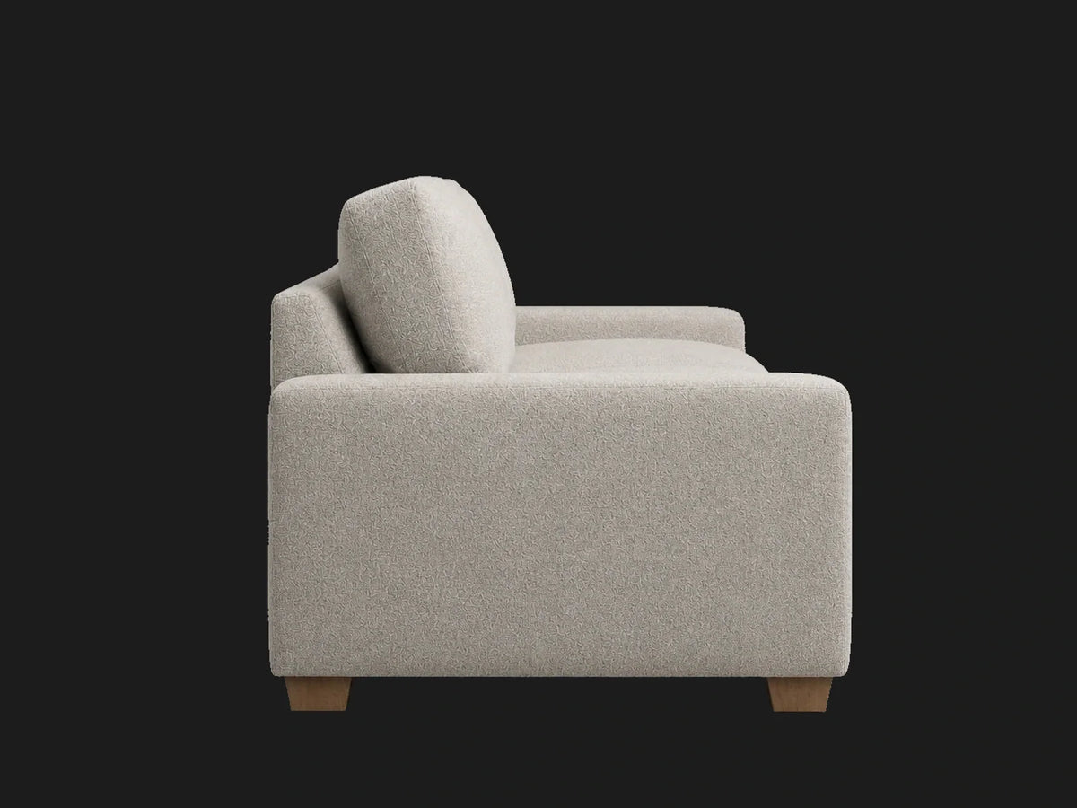 SOFA-MODULAR-SLIPCOVER in Italian Brushed Wool Moon - side view