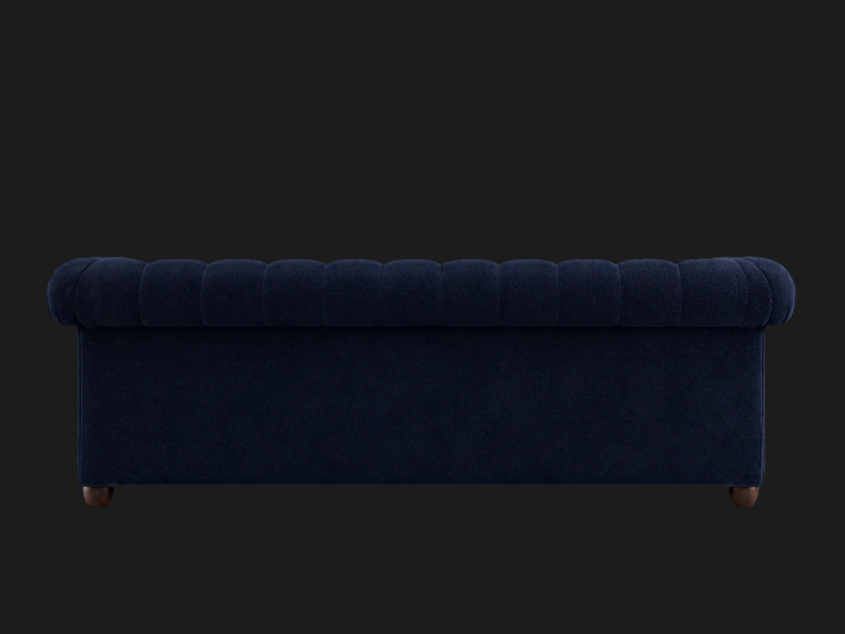 TRS-SF-007 sofa back view in velvet midnight