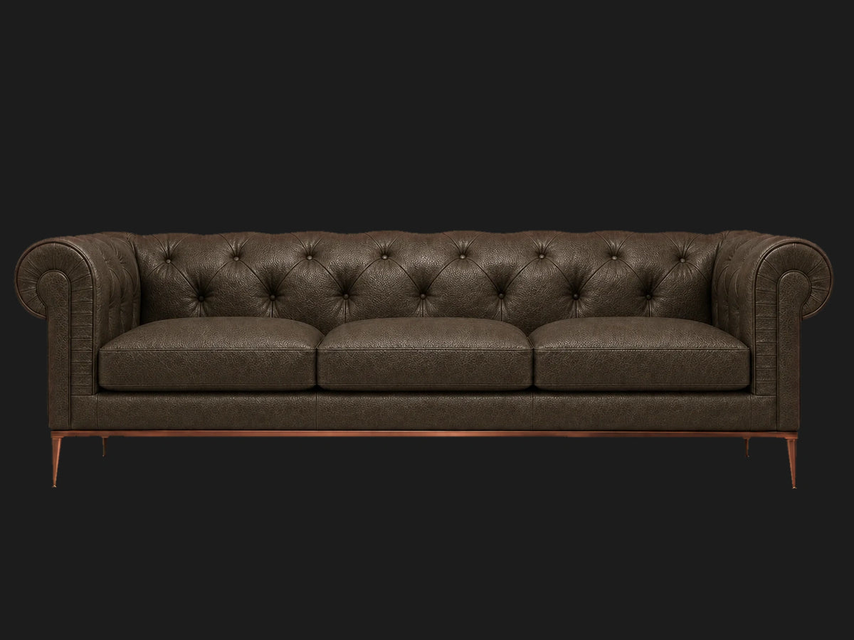 Pebbled Leather Truffle #Fabric & Color_Pebbled Leather Truffle