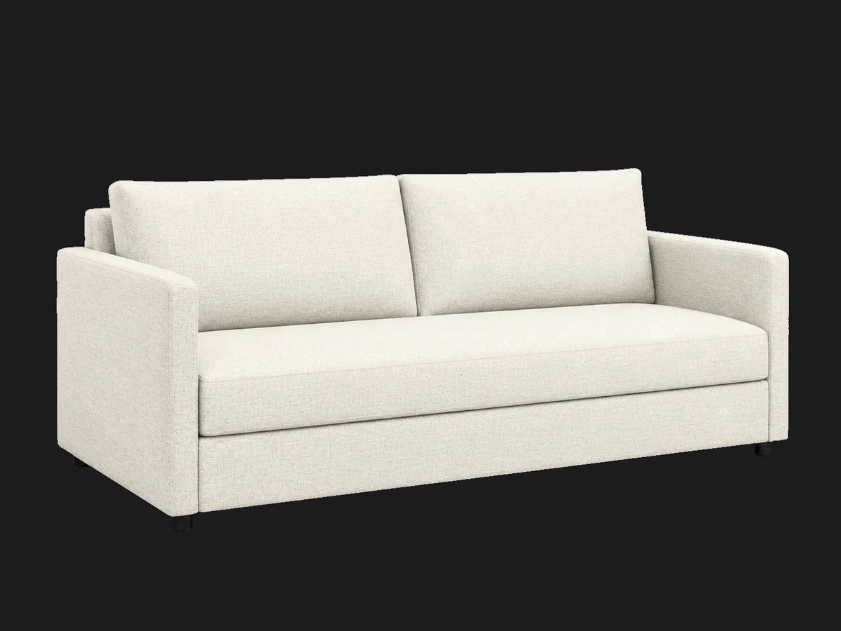 Pacifica sleeper sofa, 45-degree closed view