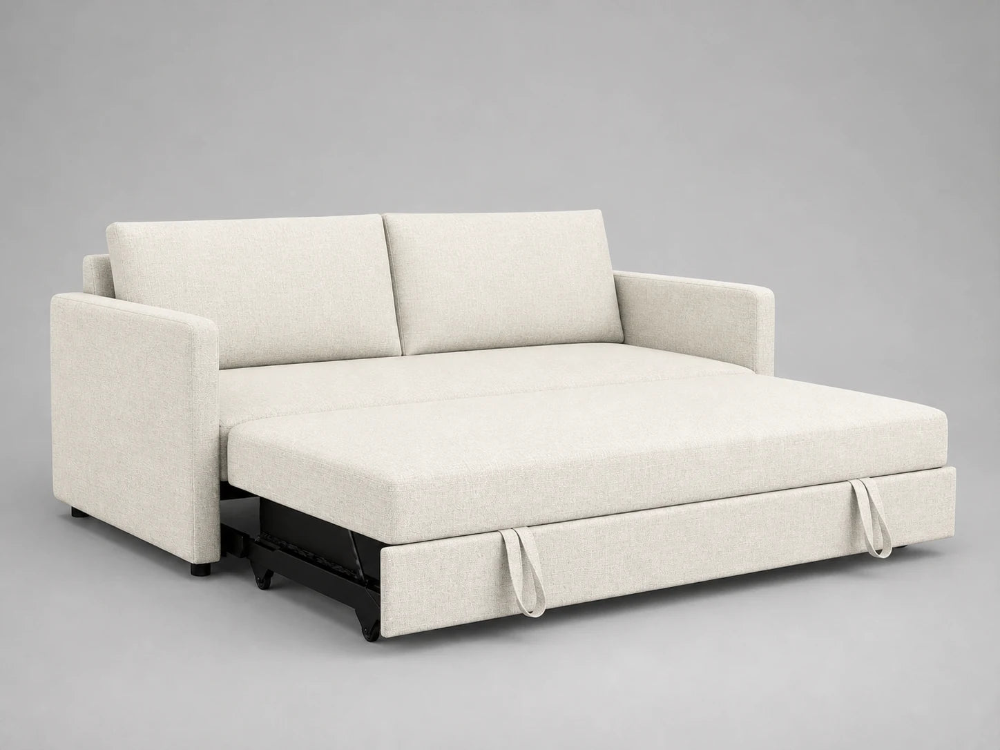 Pacifica sleeper sofa, 45-degree open view
