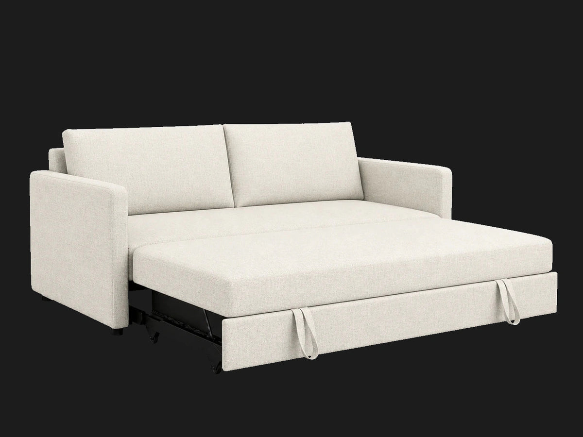 Pacifica sleeper sofa, 45-degree open view