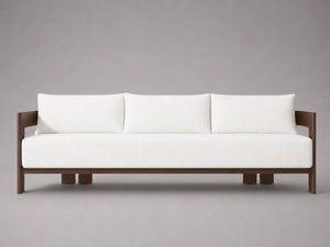 Outdoor Sofa, Wood Frame, Performance Fabric