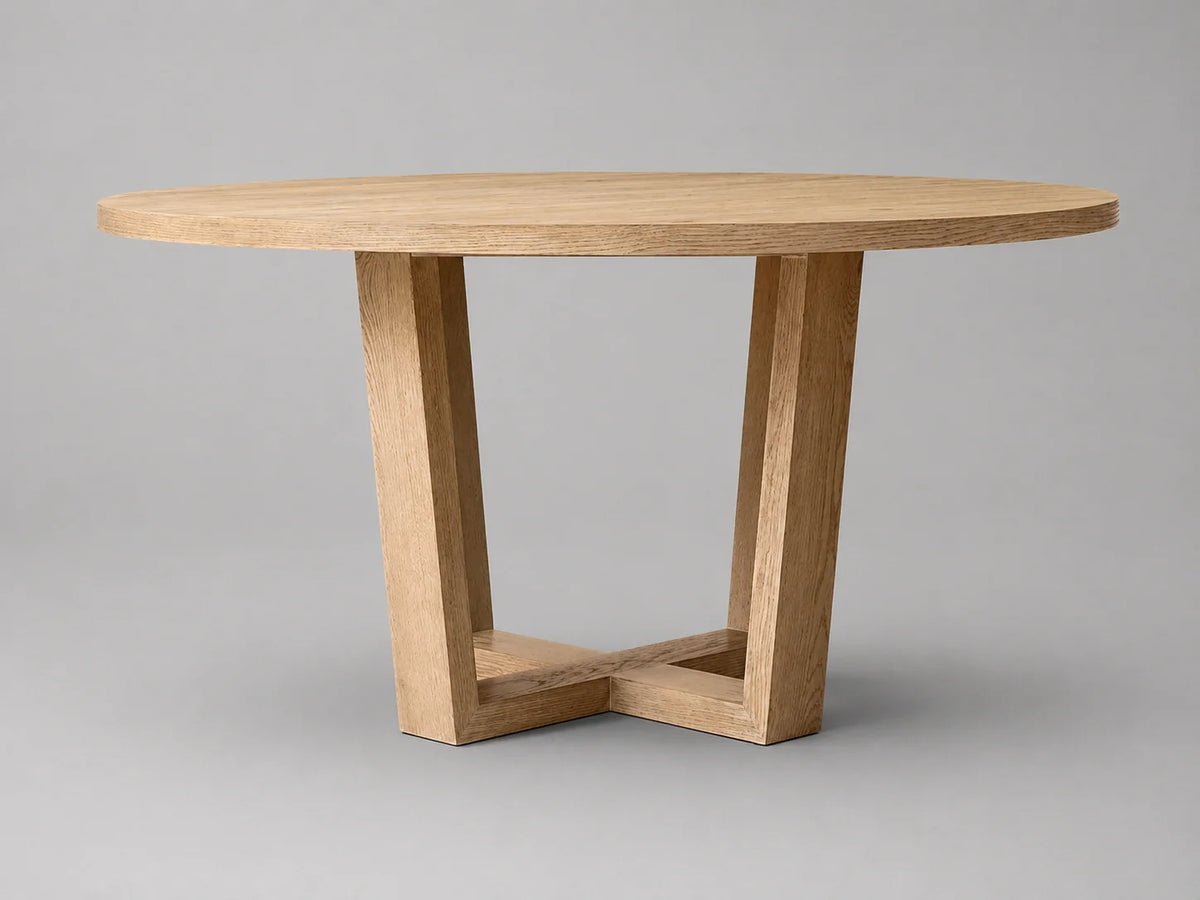 Round Oak Dining Table
