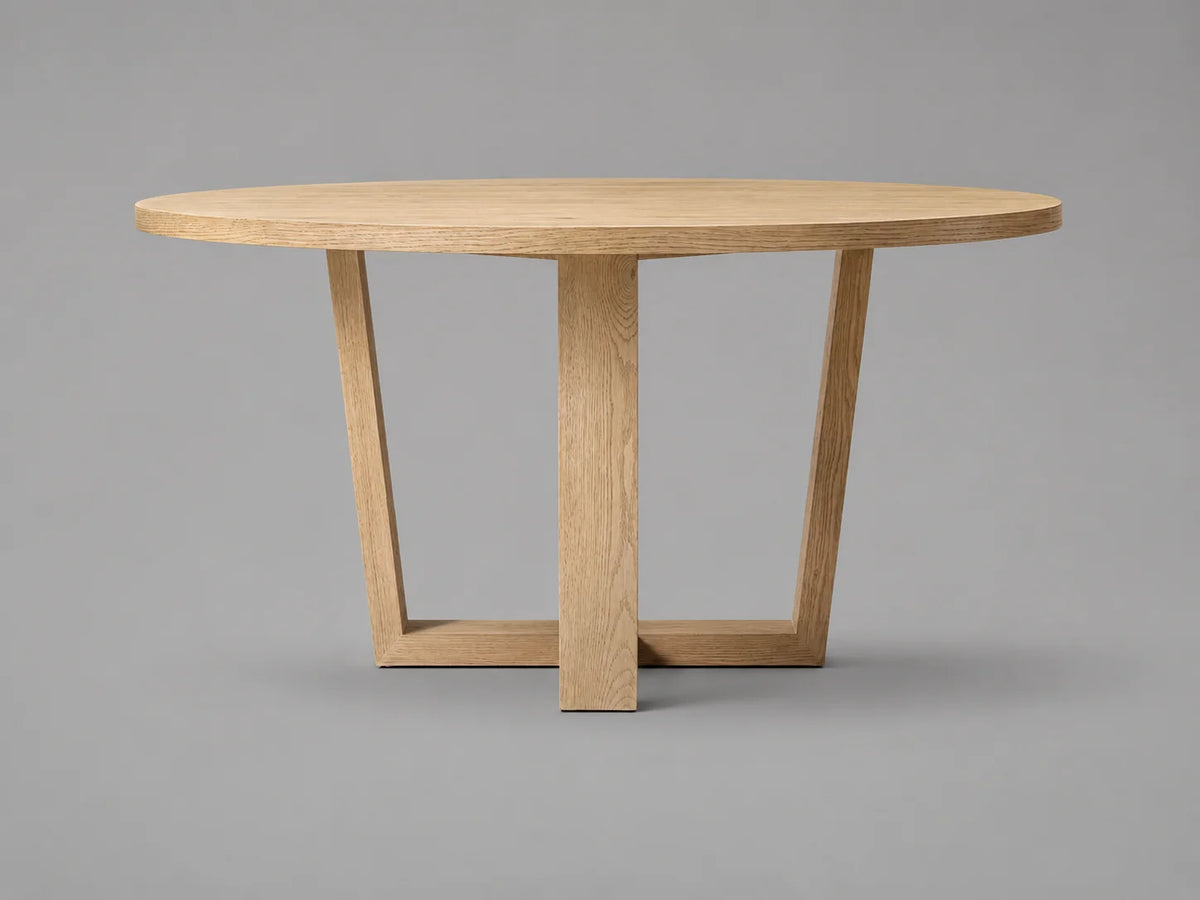 Round Oak Dining Table
