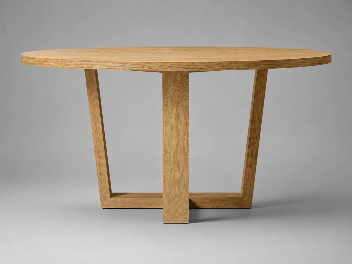Round Oak Dining Table