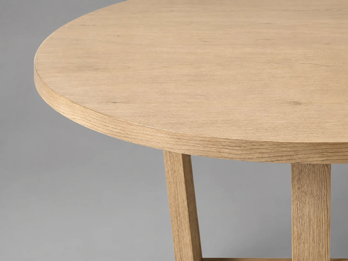 Round Oak Dining Table
