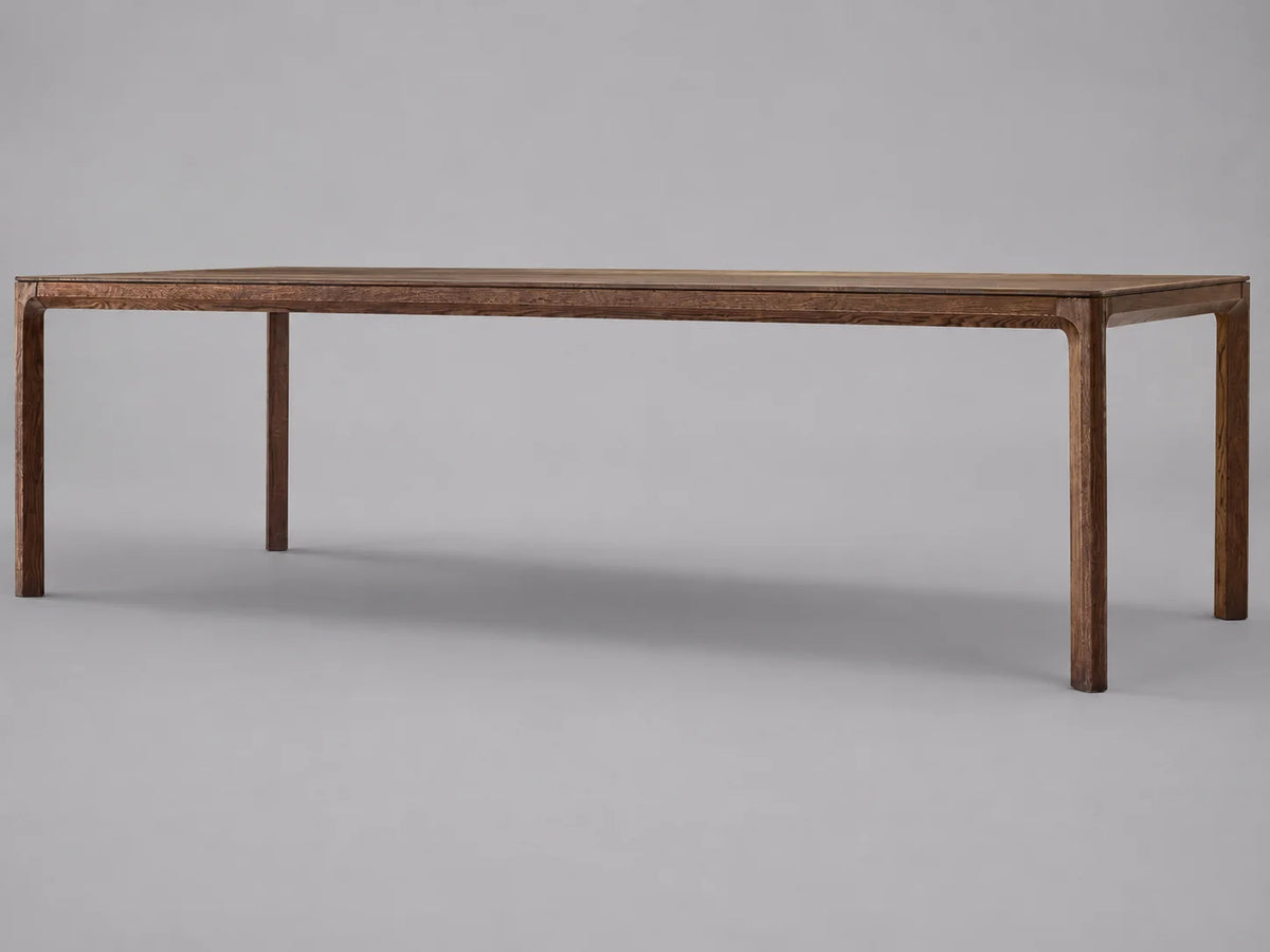 Expandable Solid Oak Table，8-10 seats